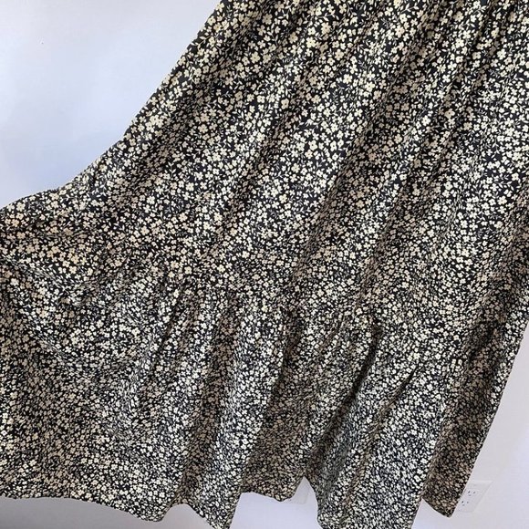 Matteau Tiered Empire Tiered Maxi Dress Golden  Primrose Ditsy Floral Size 8 - Picture 11 of 16